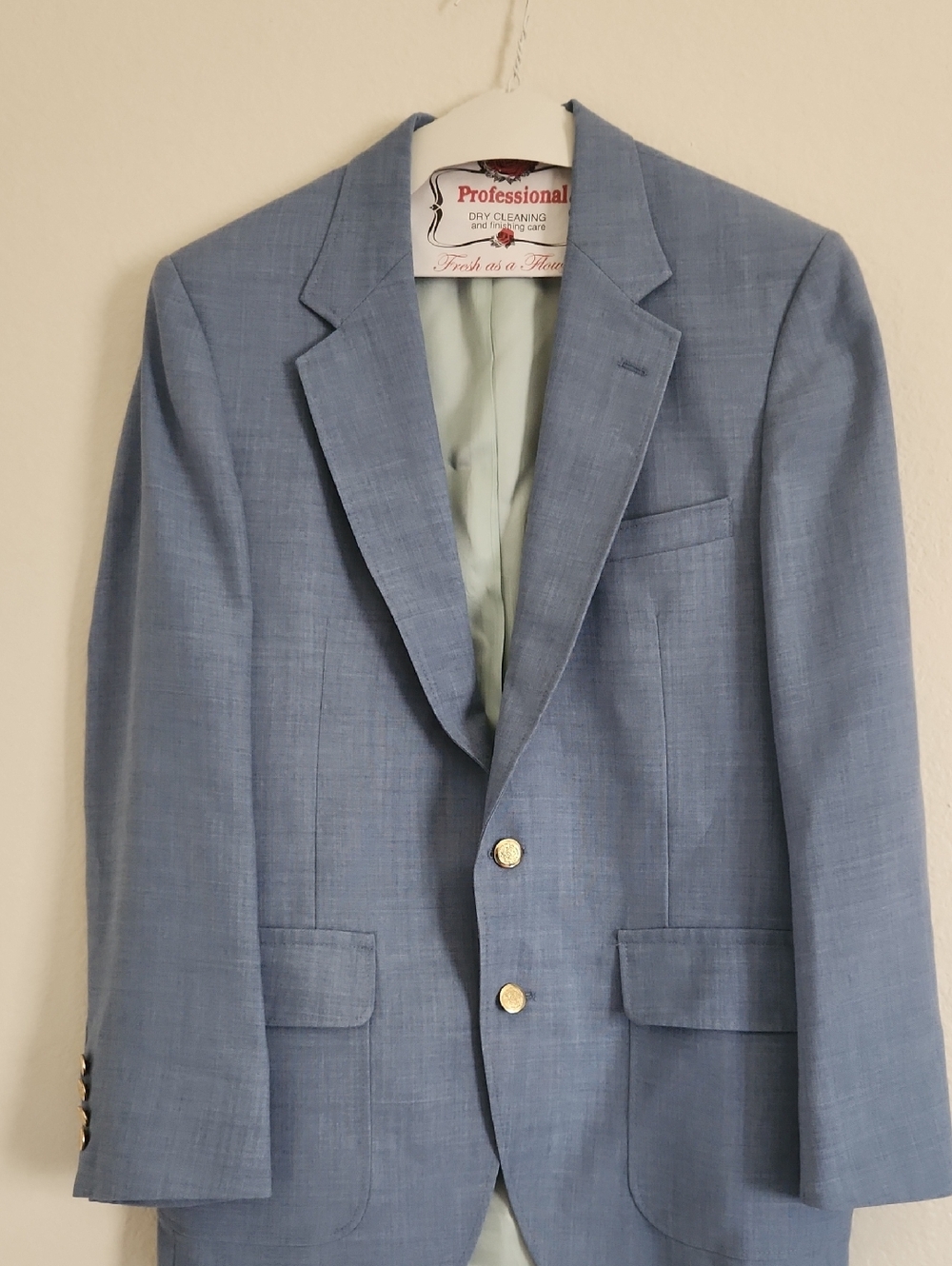 Classic Light Blue Ralph Lauren Style Sport Coat